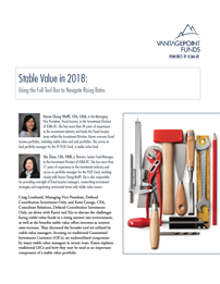 Stable Value in 2018: Using the Full Tool Box to Navigate Rising Rates