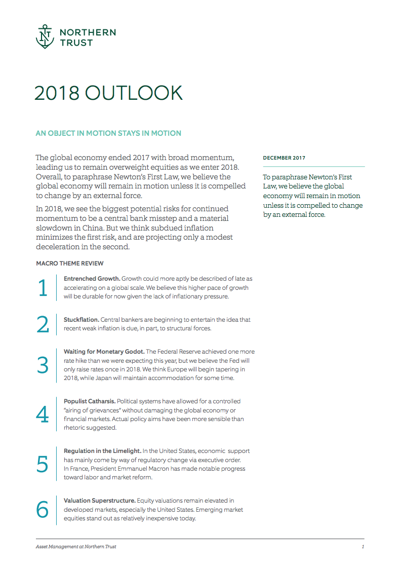 2018 Outlook: What Investors Can Expect