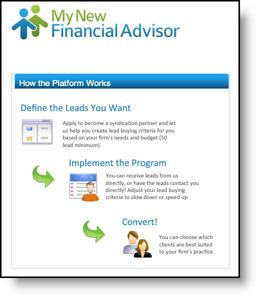 First look: MyNewFinancialAdvisor.com