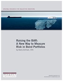 Raising the BAR: measuring risk in bond portfolios