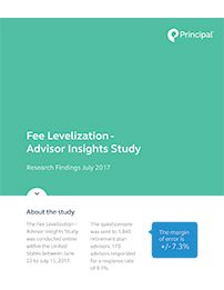 Fee Levelization -Advisor Insights Study