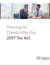 Planning for Clients After the 2017 Tax Act