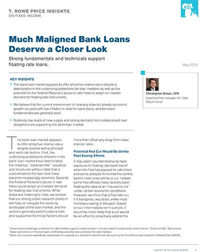 Bank Loans Deserve a Closer Look
