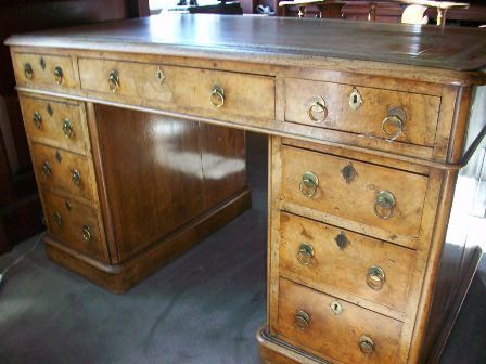 Antique wooden desk