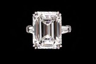 <b>Winning bid:</b>: $550,000
<b>Presale estimate:</b> $200,000

This 10.5-karat engagement ring was the most expensive item sold on the day. It was bought by a man with salt-and-pepper hair and a tweed jacket who wouldn't identify himself or his motivation. “It's all going to play out shortly,” he told the two dozen journalists who engulfed him. “I'd just as soon not talk about it.”