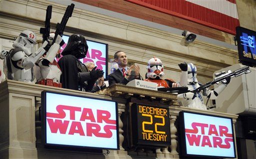 Darth Vader invades Wall Street