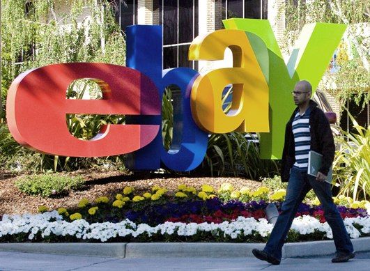 <b>Dorfman's take:</b> EBay Inc., the online auction firm located in San Jose, California, is trading for less than $20, down from about $27 three months ago. In recent years, it has lost market share to Amazon.com in online retailing, but still is growing strongly.<br> 
The company has become the leading retailer in mobile commerce, in which people order merchandise using Blackberry, iPhone, Droid or similar smartphones, Colin Gillis, a New York-based analyst at BGC Partners LP told Bloomberg News last week. <br>
EBay's 2009 revenue of $8.7 billion and earnings of almost $2.4 billion were both records. Sales and earnings were more than double their 2004 levels, when the shares traded at more than $50. The company is debt-free and the stock sells for 13 times earnings. Pounce.