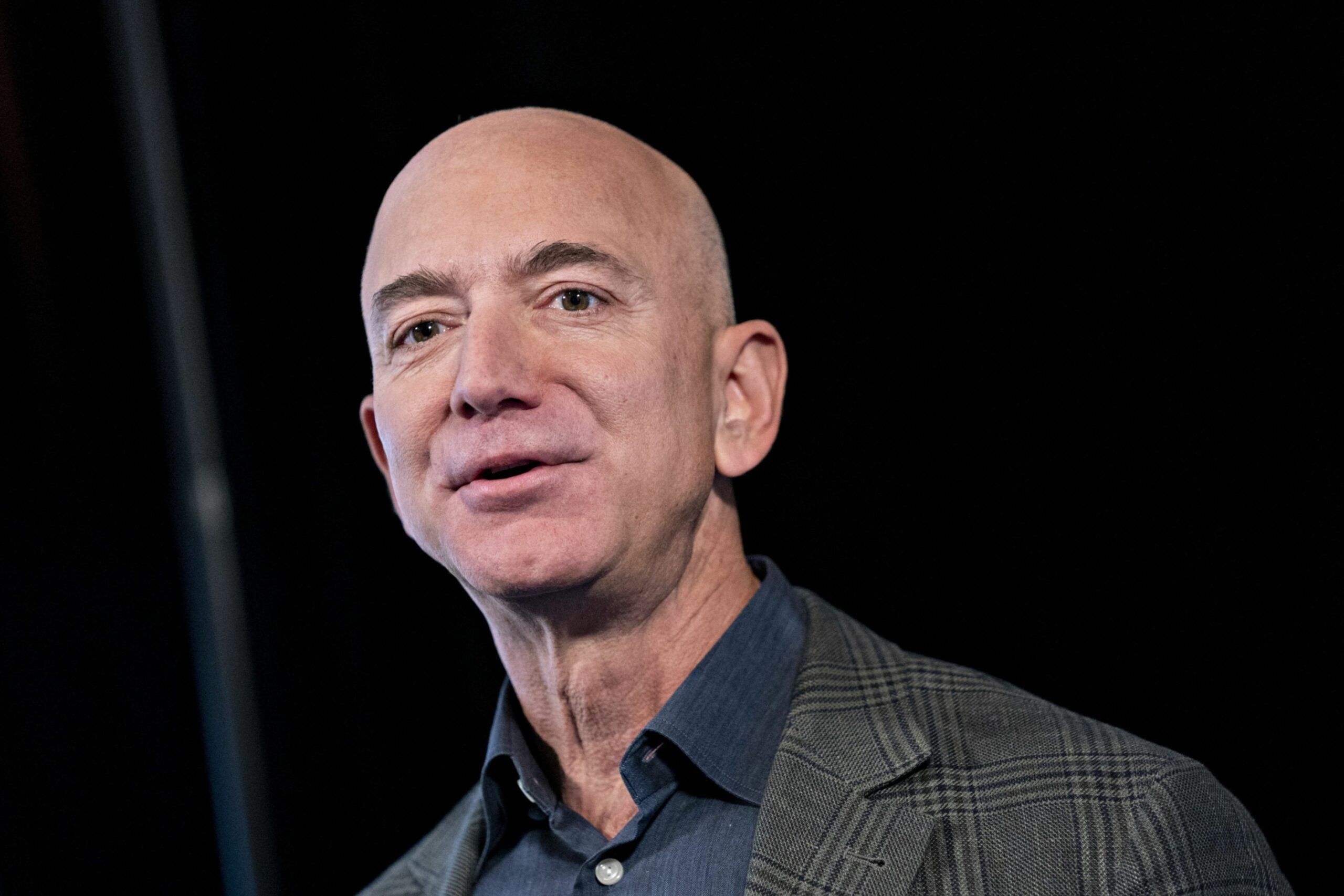 Jeff Bezos, founder and chief executive officer of Amazon.com Inc. 