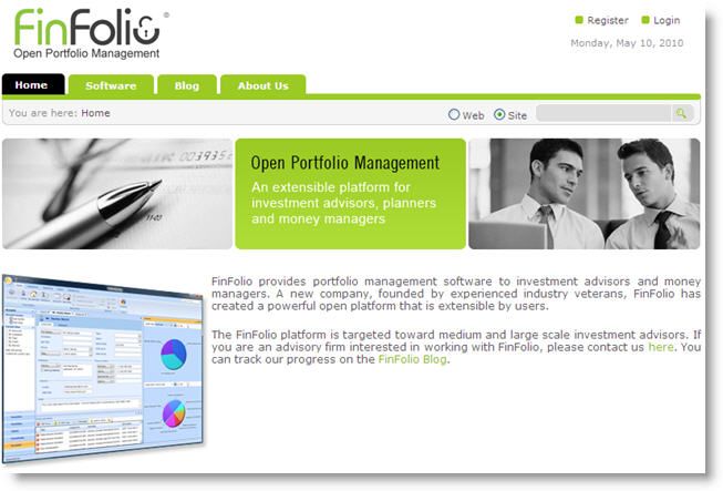 FinFolio, a new choice in portfolio management software