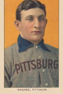 <b>Card:</b> 1910 T-2016 tobacco card<br>
<b>Value:</b> $3.5 million - $5 million<br>
This card always gets the most recognition and is obviously the most valuable.