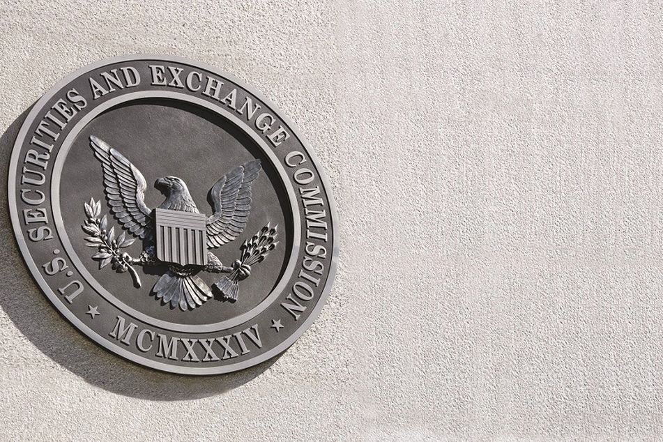 SEC seal outside headquarters