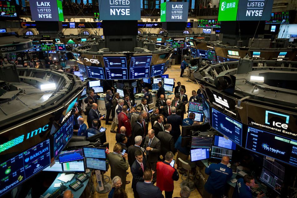 New York stock exchange floor