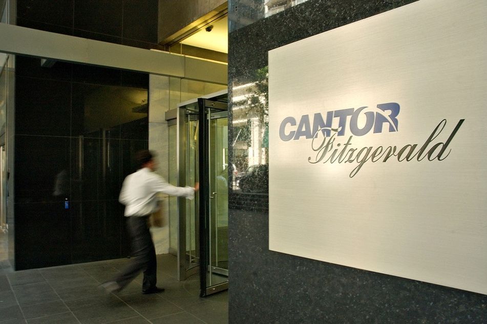 Cantor Fitzgerald office as firm lays off workers