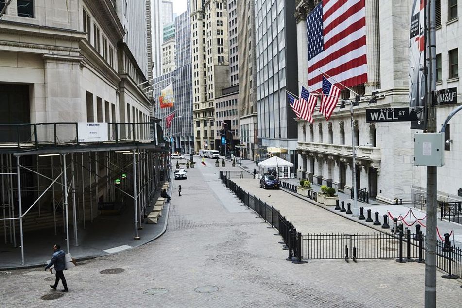 Wall-Street-empty-amid-pandemic