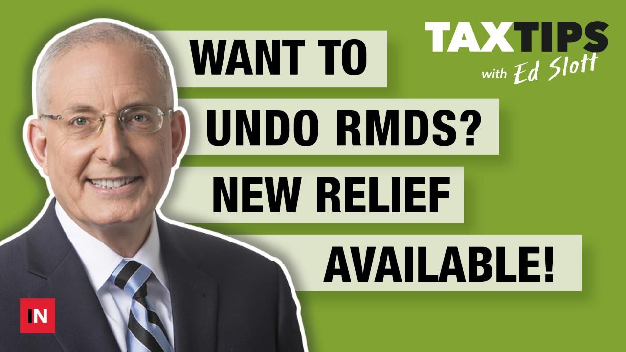 Additional relief on unwanted RMDs