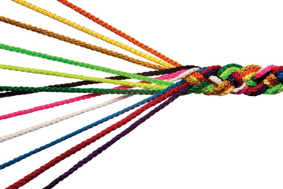 threads-of-different-colors-being-braided-together