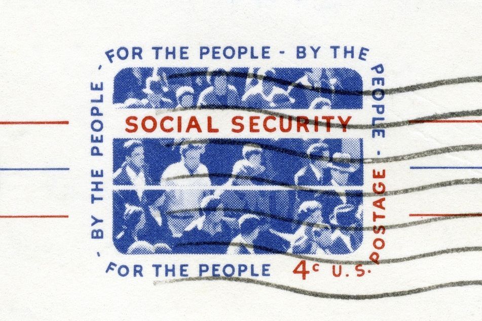 Social-Security-stamp-that-has-been-postmarked