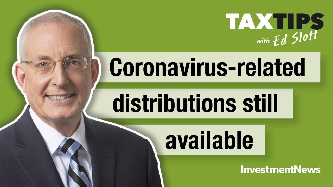 Coronavirus-related distributions still available