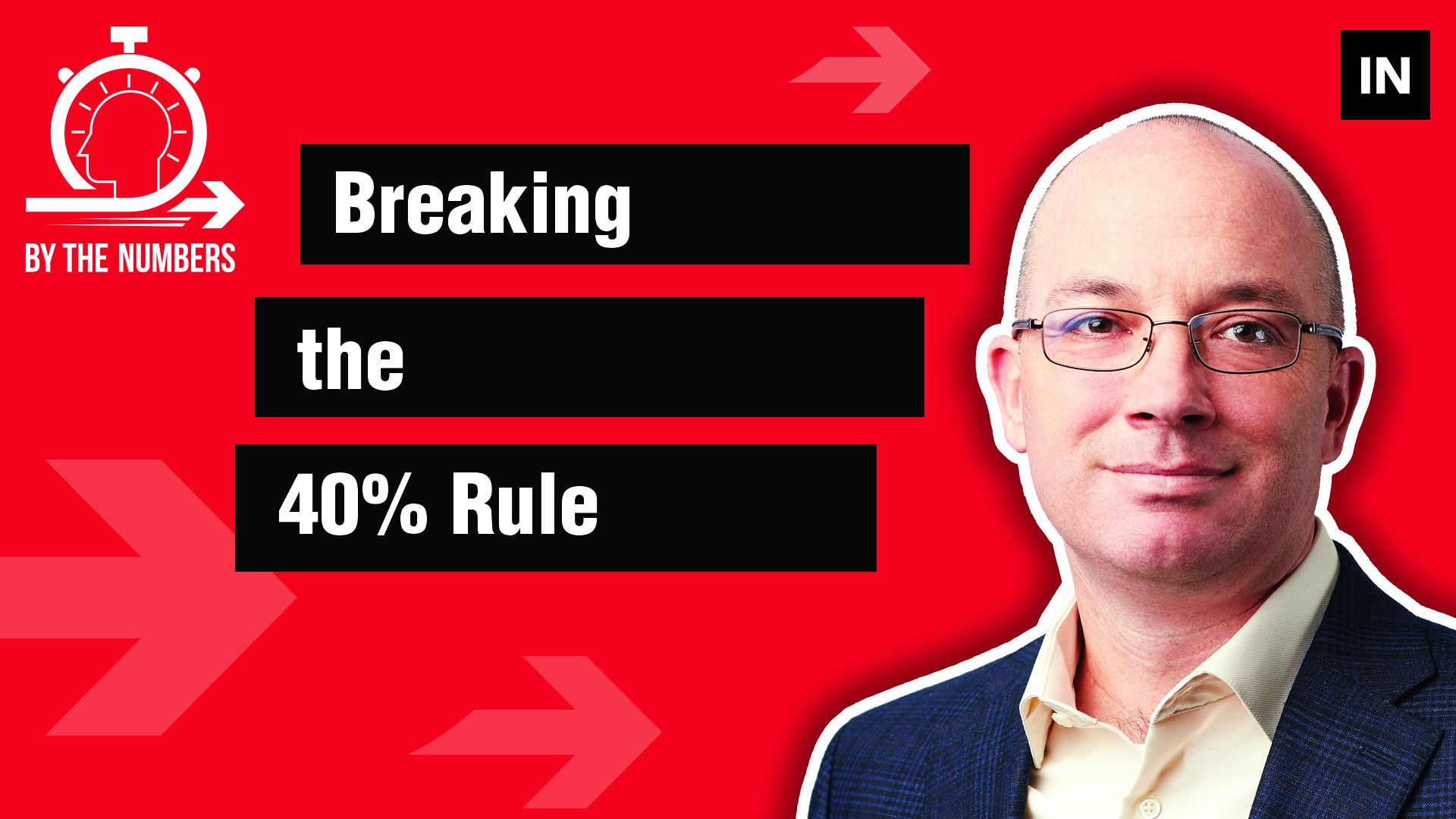 By the Numbers: Breaking the 40% rule
