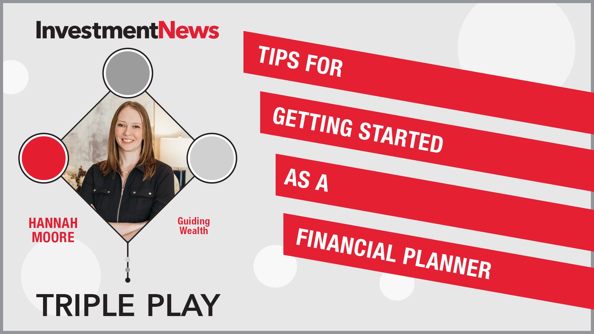 Triple Play: Getting started as a financial planner
