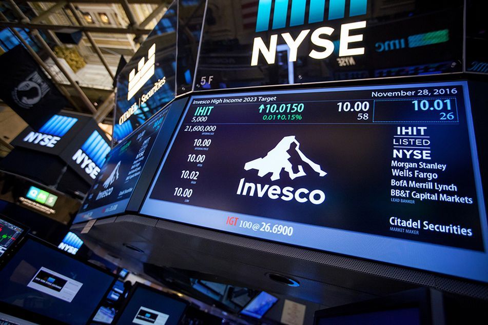 Invesco-symbol-on-NYSE-screen