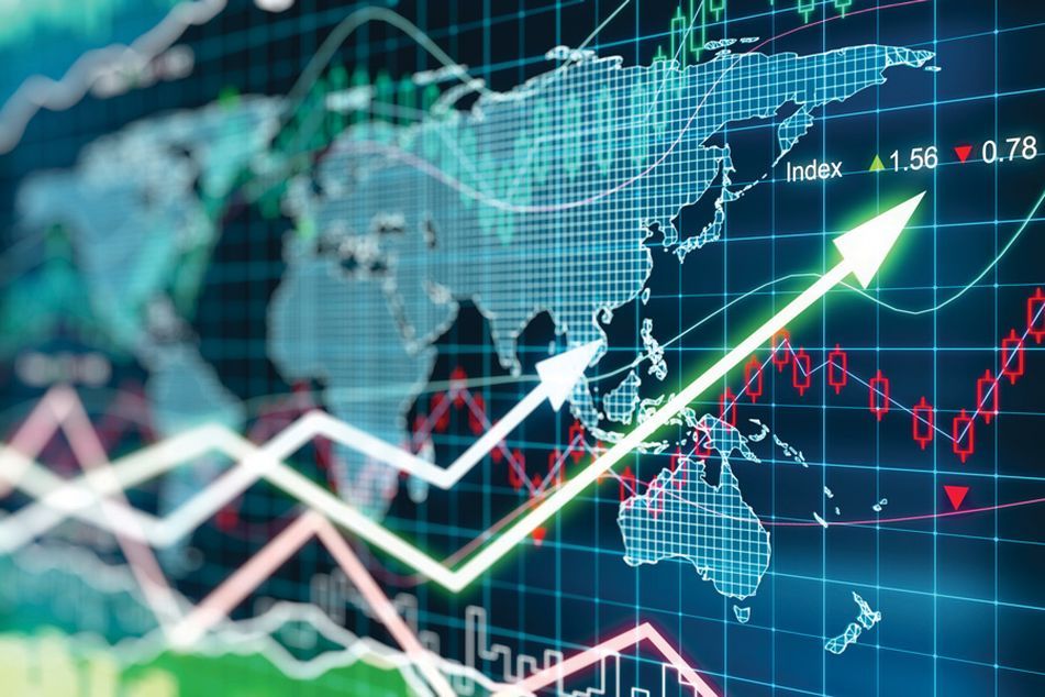 Emerging Markets globe and charts
