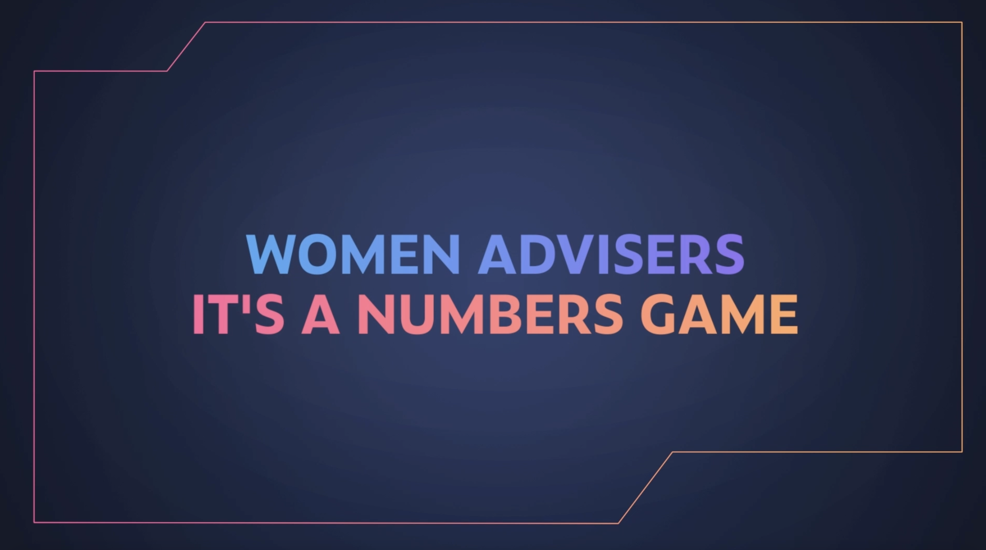 Women in the advice industry