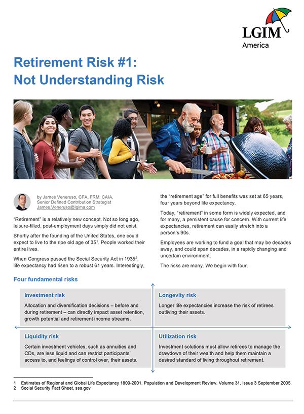 What’s the number 1 risk in retirement? Not understanding the risks.