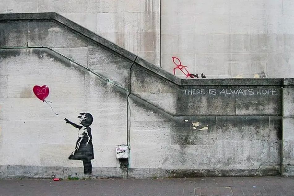 Banksy grafitti art