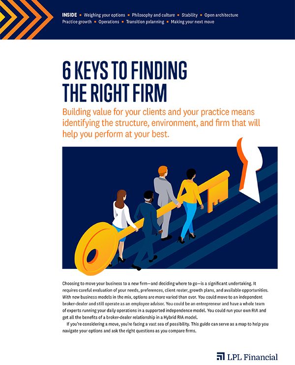 6 Keys to Finding the Right Firm
