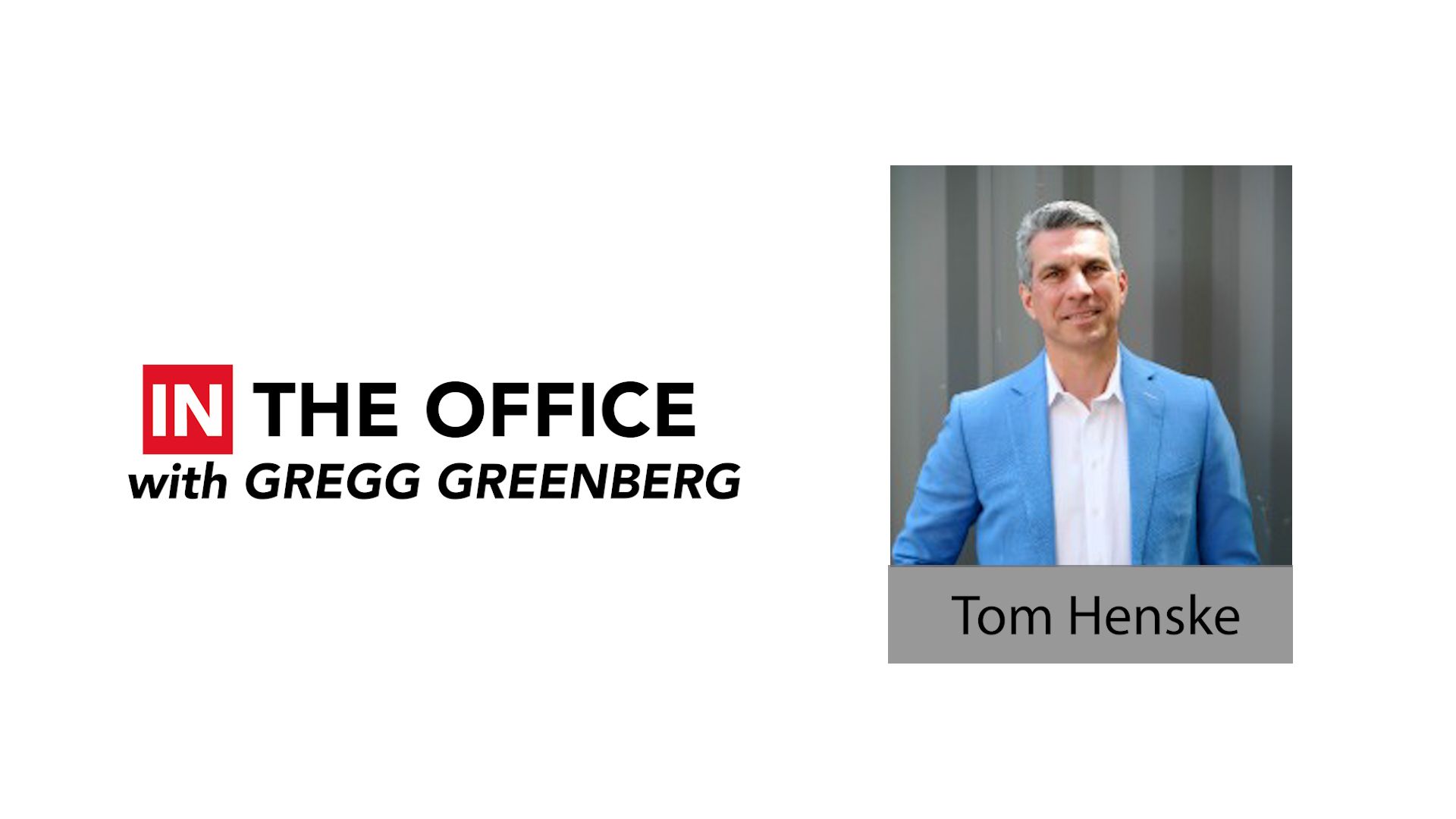 ‘IN the Office’ with financial planner and educator Tom Henske