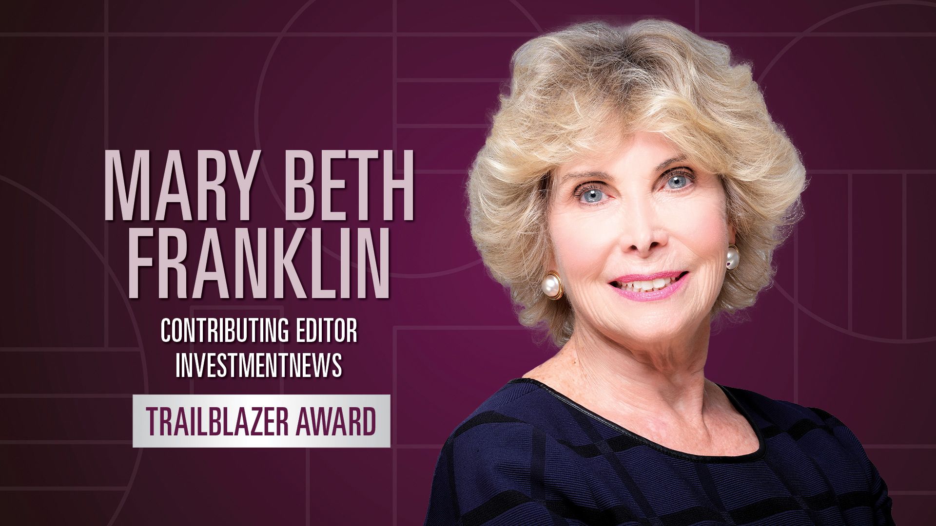 InvestmentNews presents Trailblazer Award to Mary Beth Franklin