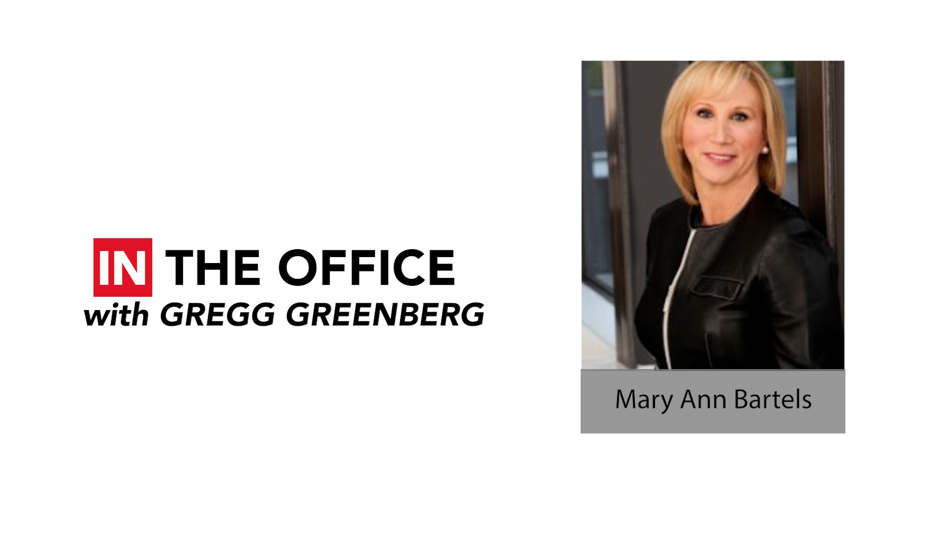 ‘IN the Office’ with Mary Ann Bartels, chief investment strategist at Sanctuary Wealth